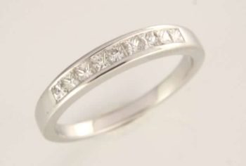 9 Princess Cut Diamond Band RR09