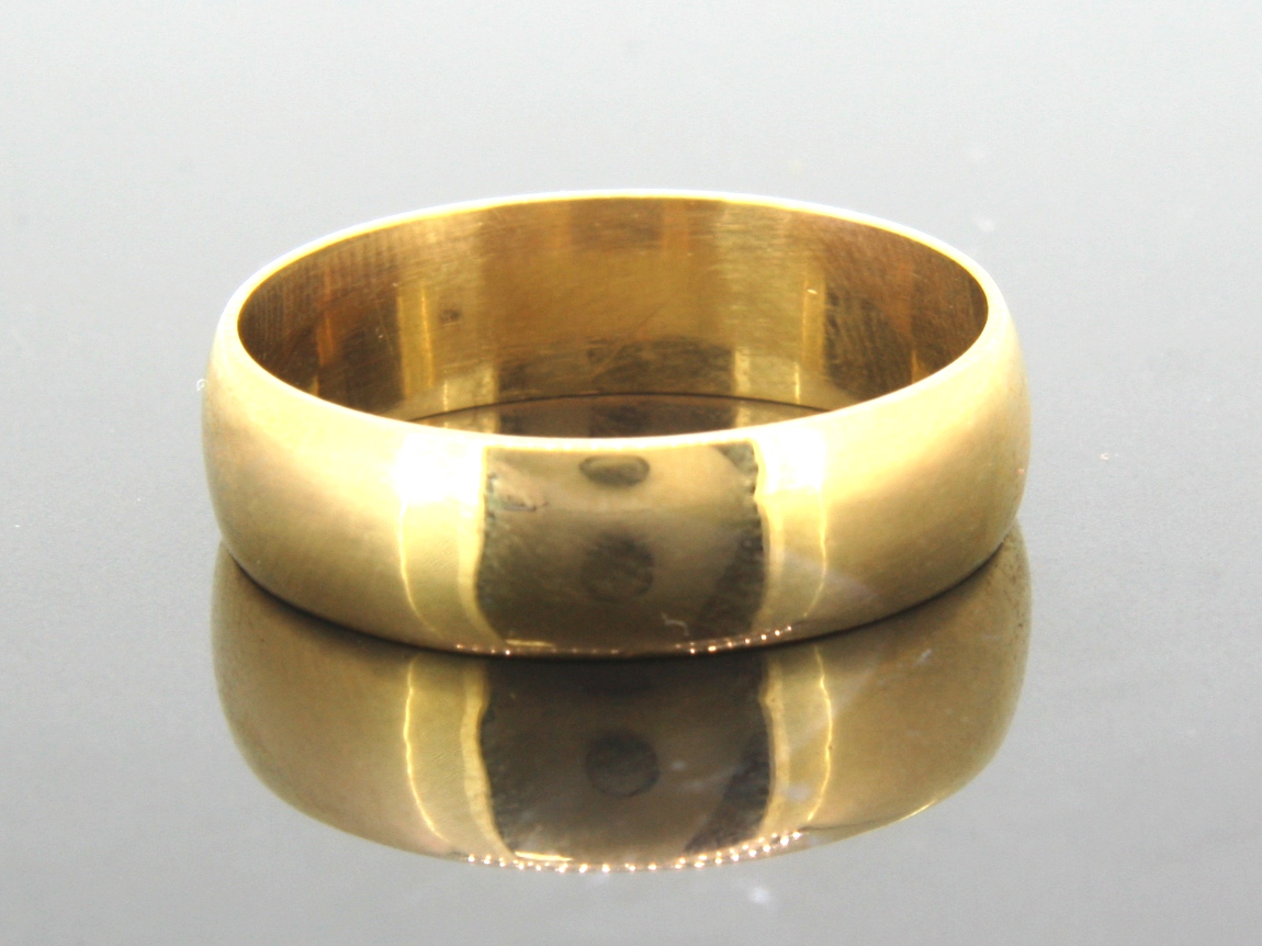 Gents Classic Half Round Wedding Band