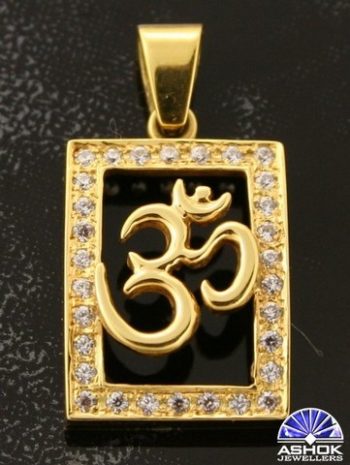 HINDI AUM PENDANT P0317