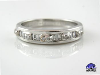 Channel and Claw Set Diamond Ring RL100