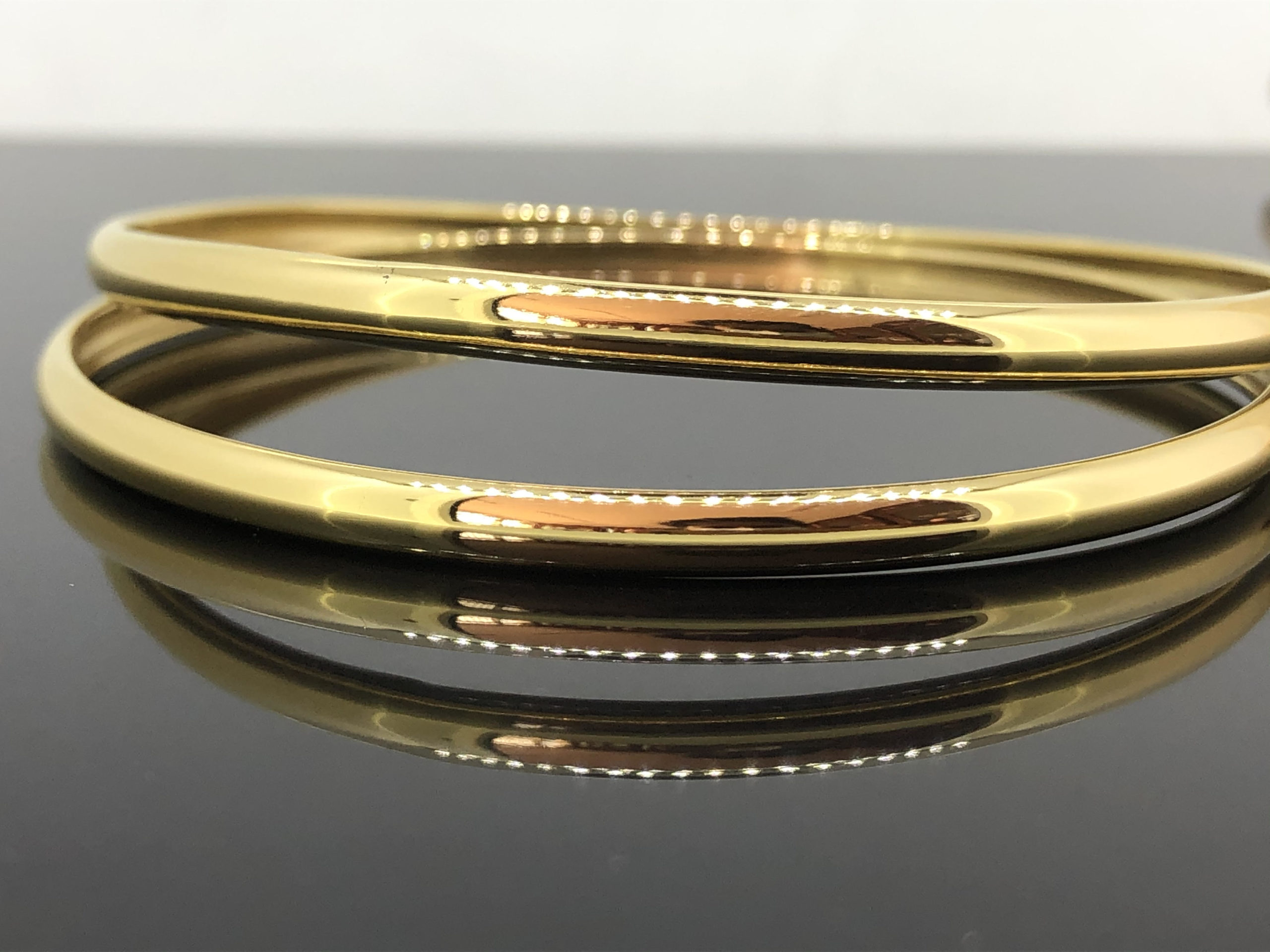 Yellow Gold Bangles GB001 - Image 2