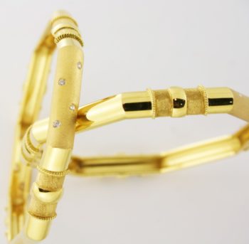 Yellow Gold Bangle GB006