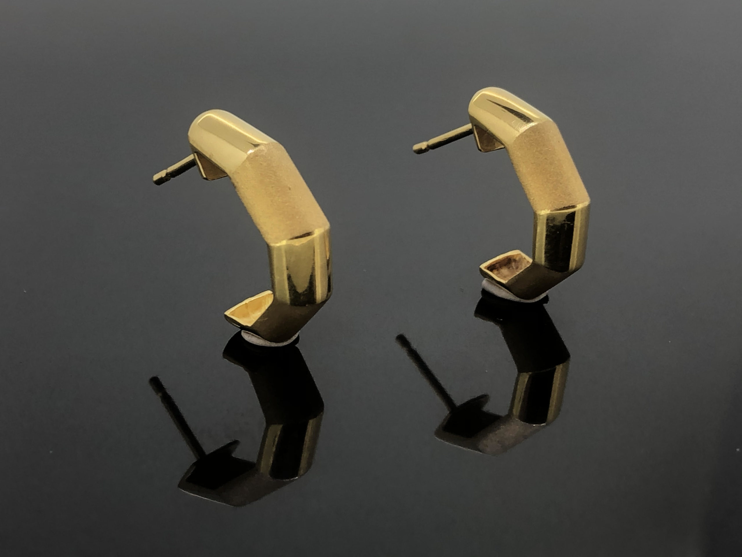 Yellow Gold Earrings