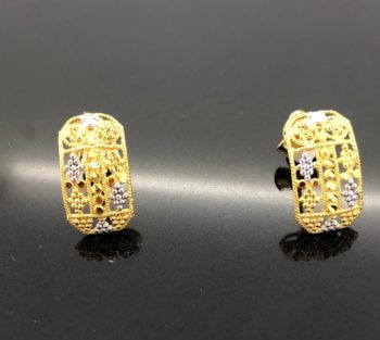 Yellow Gold Earrings E002