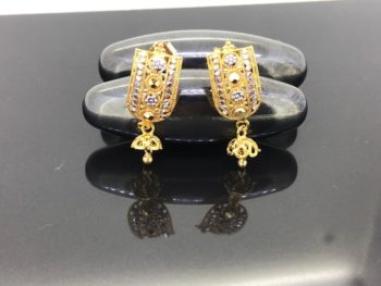 Yellow Gold Earrings E003