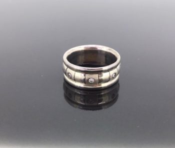 Sterling Silver Swivel Ring