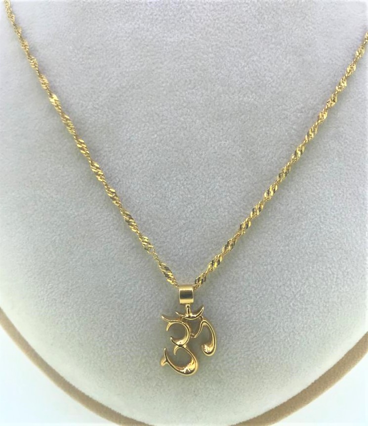 Twist Chain and Hindi Aum Pendant - Image 5