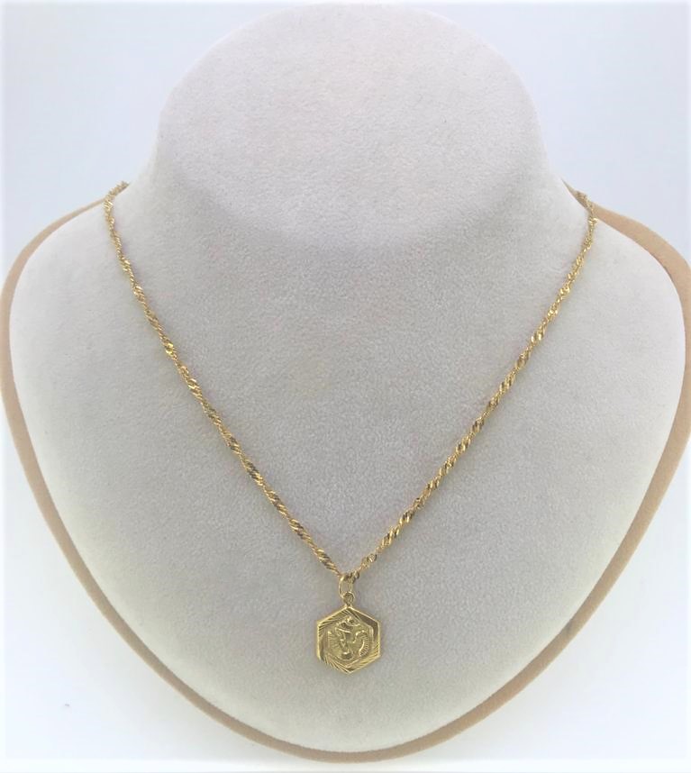 Twist Chain and Hindi Aum Pendant