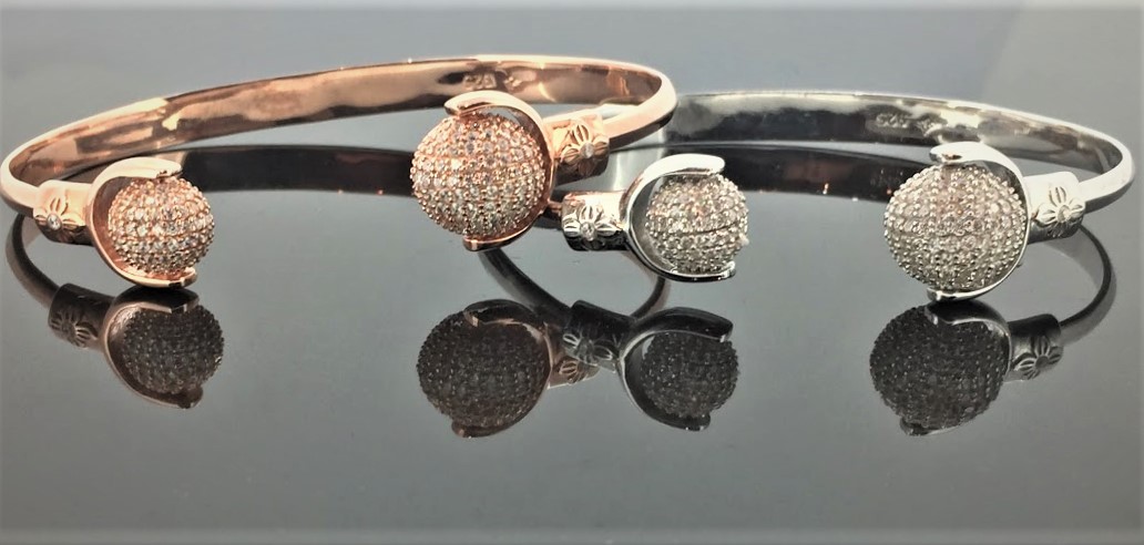 Diamond Cuff Bangle - Image 3