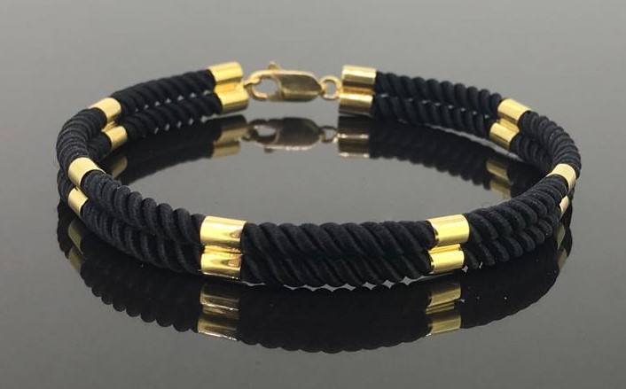 Black String Bracelet - Image 3