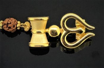 Trishul Pendant with Rudraksha Drop
