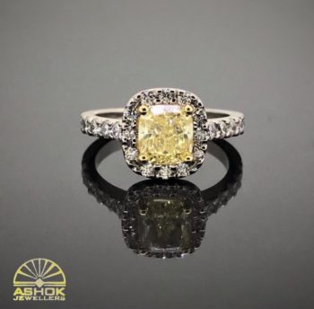 Yellow Diamond Ring