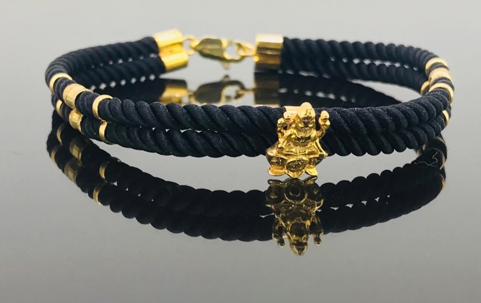 Black String Bracelet - Image 2