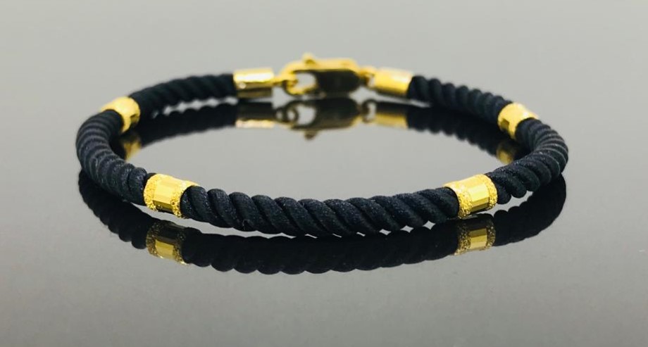 Black String Bracelet