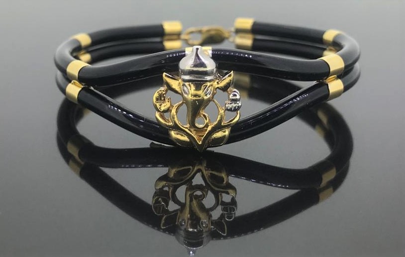 Black Cord Bracelet - Image 2