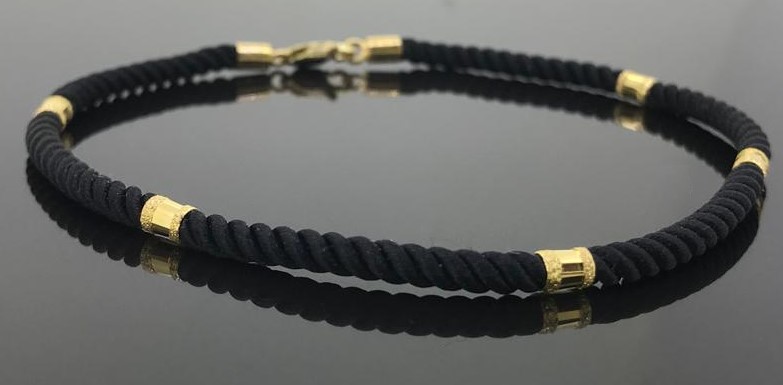 Black String Bracelet - Image 2