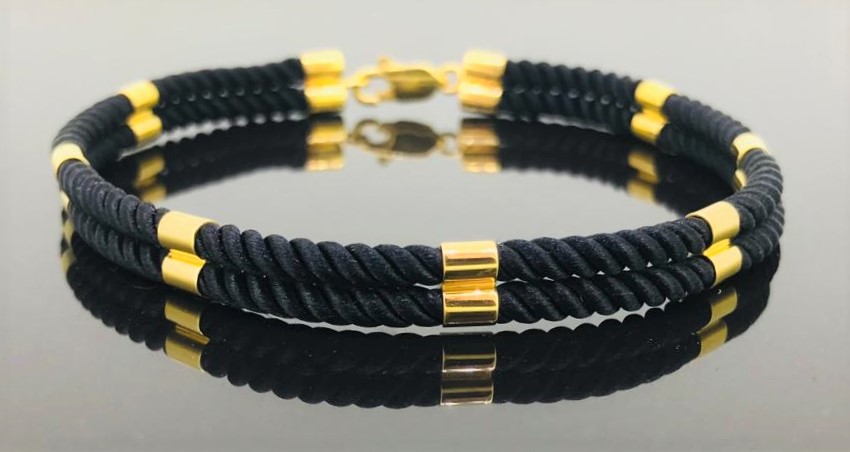Black String Bracelet - Image 2