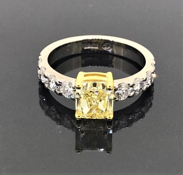 Yellow Diamond Ring - Image 2